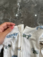 Set 4 sleep Sleepsuit liền thân cho bé mix brand Tu & Carter 6-9 tháng - Ảnh 4