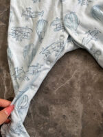 Set 4 sleep Sleepsuit liền thân cho bé mix brand Tu & Carter 6-9 tháng - Ảnh 6