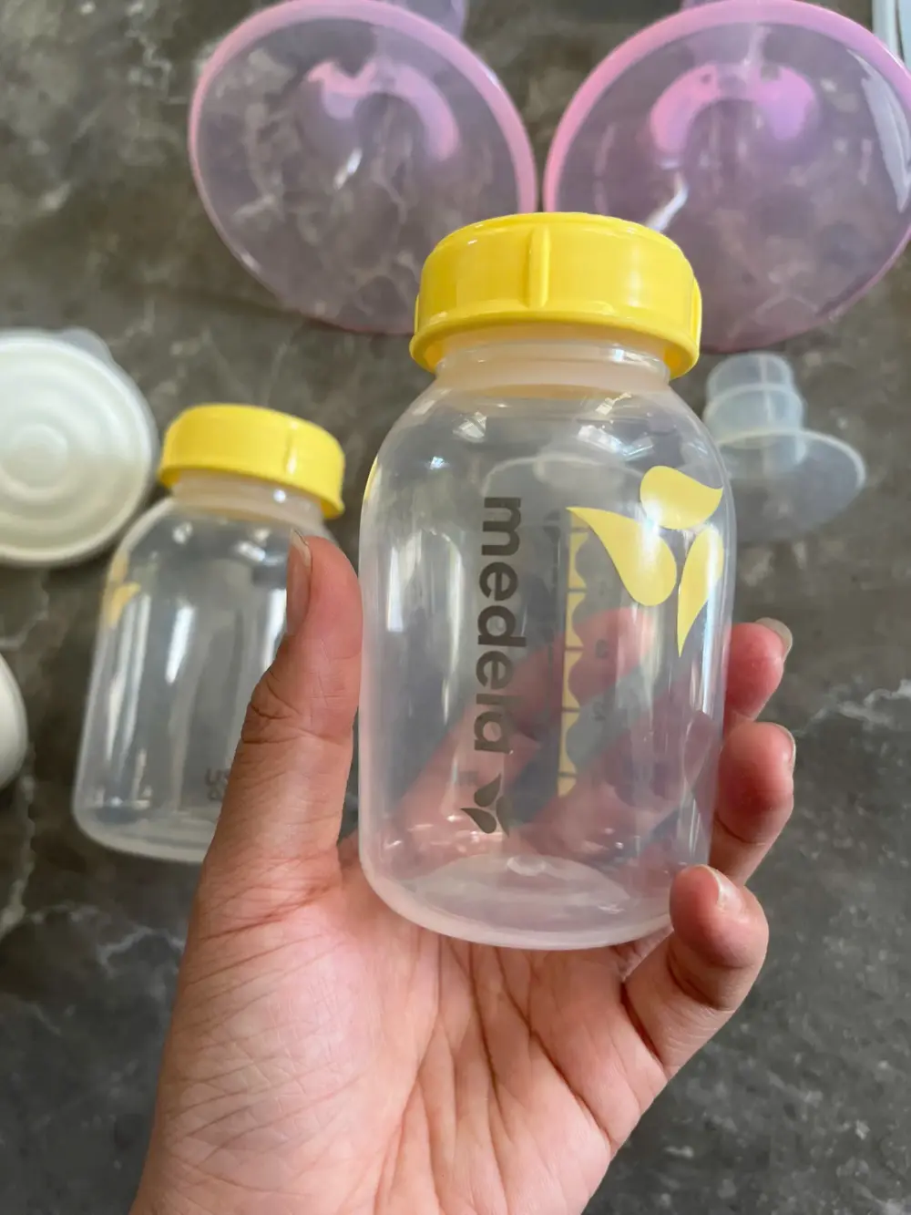 Máy hút sữa điện đôi Spectra Dual Compact (thiếu bình sữa, cổ nối, van cổ vịt, tặng kèm 2 bình trữ sữa Medela & cặp phễu Mamachoice) - Ảnh 6