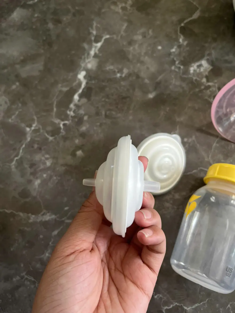 Máy hút sữa điện đôi Spectra Dual Compact (thiếu bình sữa, cổ nối, van cổ vịt, tặng kèm 2 bình trữ sữa Medela & cặp phễu Mamachoice) - Ảnh 7