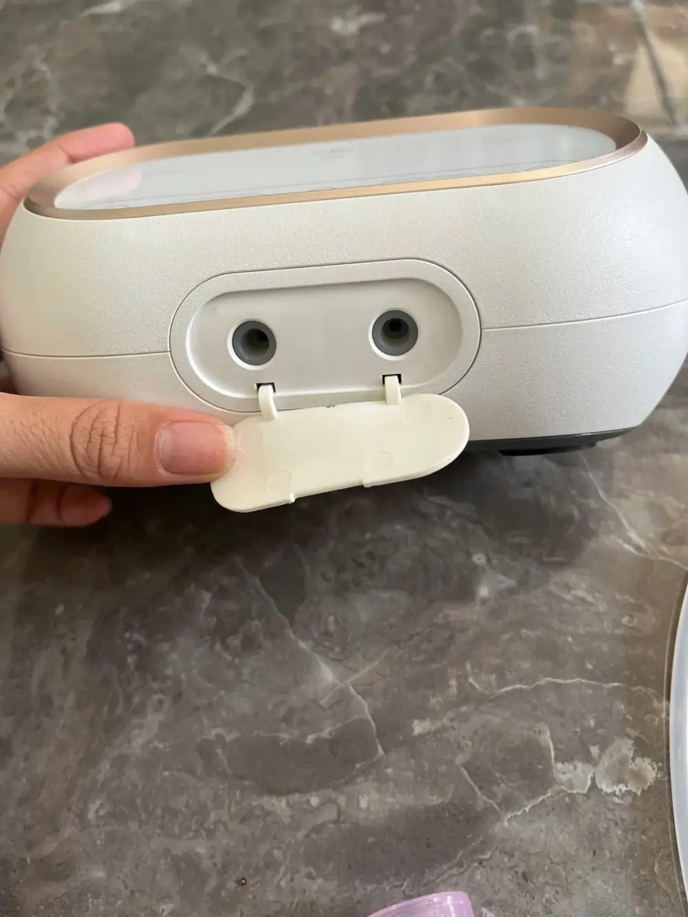 Máy hút sữa điện đôi Spectra Dual Compact (thiếu bình sữa, cổ nối, van cổ vịt, tặng kèm 2 bình trữ sữa Medela & cặp phễu Mamachoice) - Ảnh 9