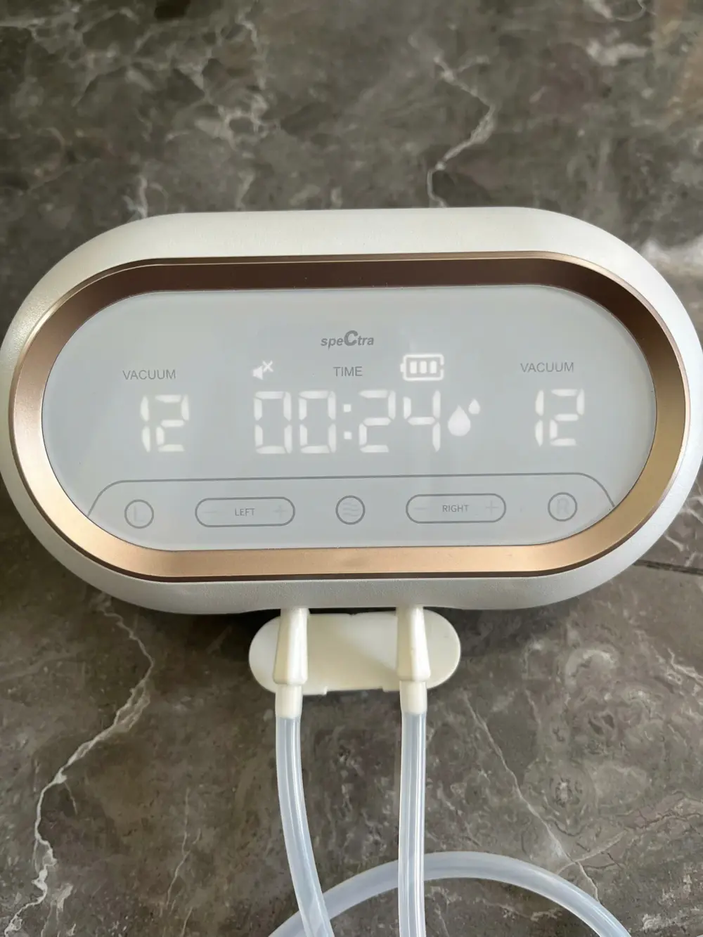 Máy hút sữa điện đôi Spectra Dual Compact (thiếu bình sữa, cổ nối, van cổ vịt, tặng kèm 2 bình trữ sữa Medela & cặp phễu Mamachoice) - Ảnh 10