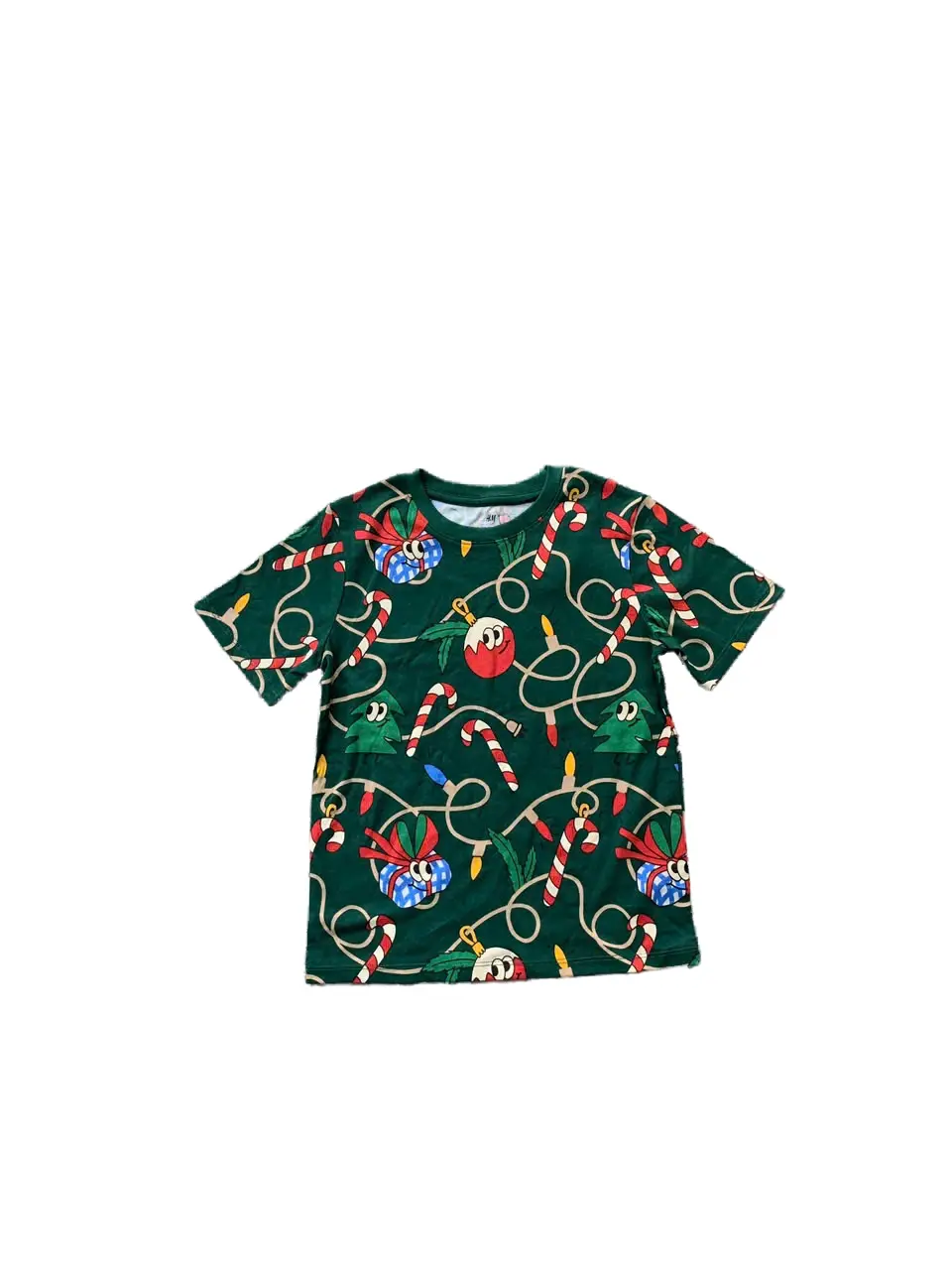 Áo thun ngắn tay giáng sinh cho bé trai H&M (4 đến 6 tuổi)