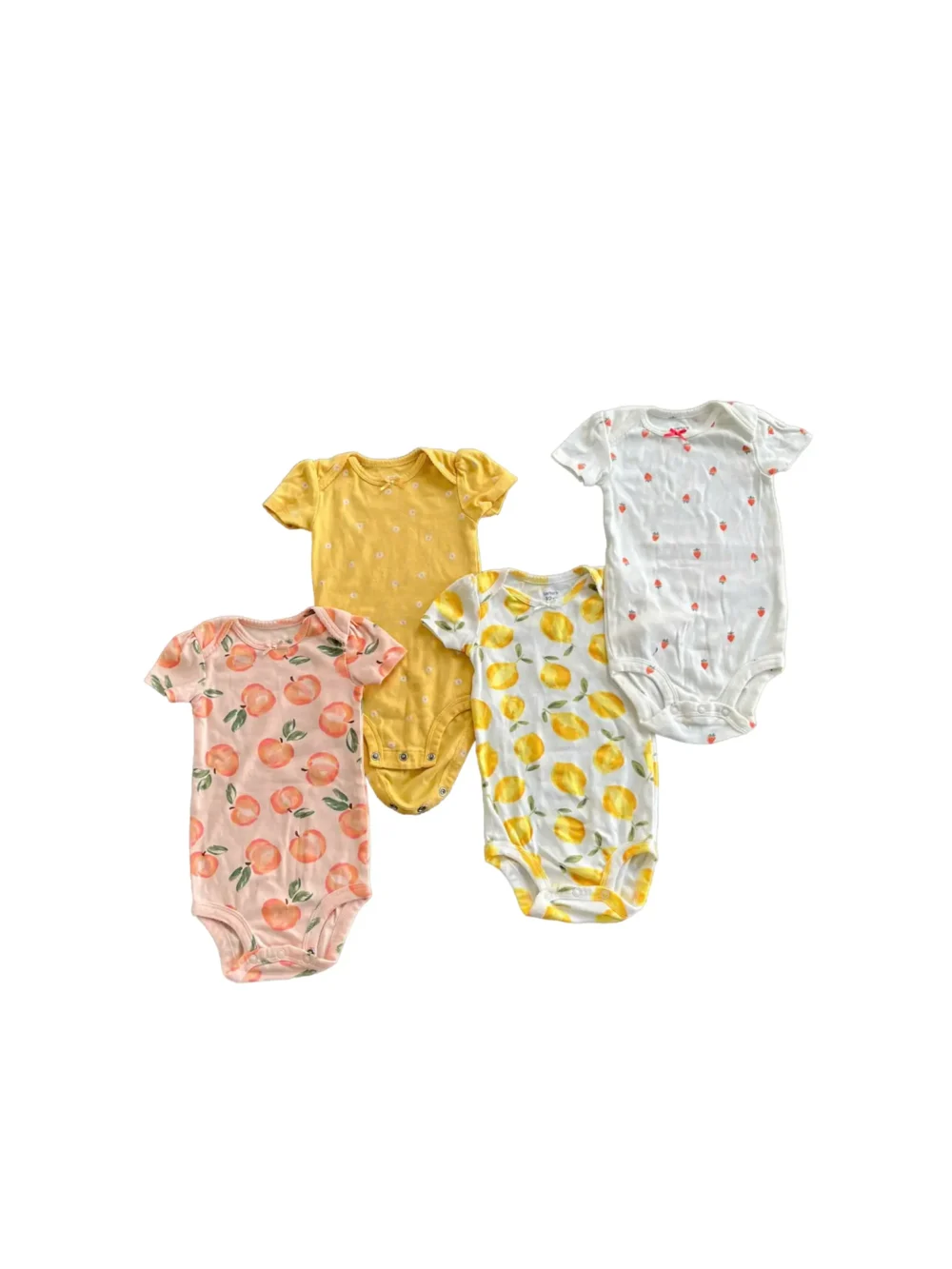 Set 4 bodysuit Carter's cho bé gái (9 đến 12 tháng)