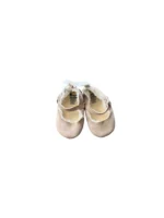 Giày vải tập đi cho bé phối lông màu hồng Gap baby (12 đến 18 tháng)