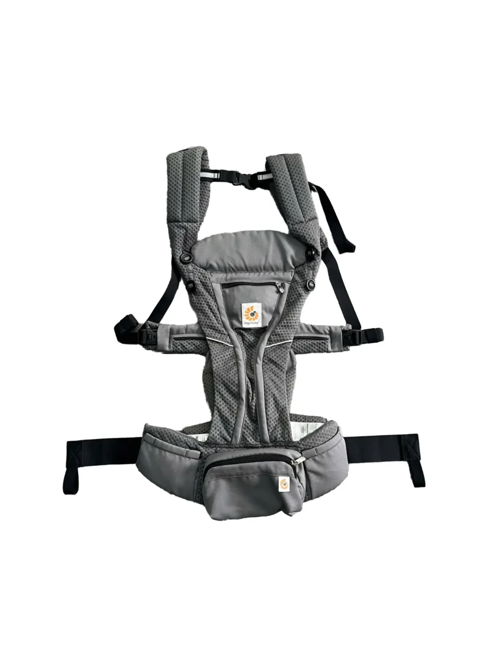 Địu Ergo baby Omni Breeze màu xám đậm (còn box) 0-4 tuổi tối đa 22kg - Ảnh 1