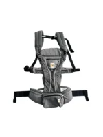 Địu Ergo baby Omni Breeze màu xám đậm (còn box) 0-4 tuổi tối đa 22kg