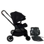 Xe đẩy Nuna triv Next màu đen khung đen (tặng kèm áo mưa hãng)