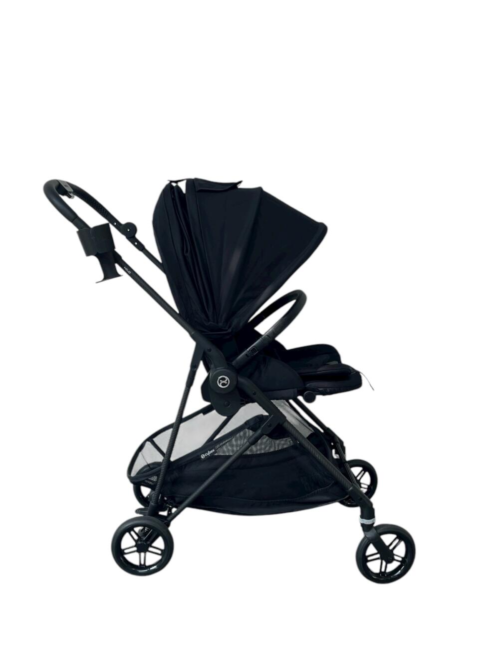 Xe đẩy Cybex Melio carbon 2025 tặng kèm cup holder cybex (full black) 0-3 tuổi tối đa 15kg - Ảnh 1