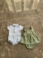 Set 2 bộ đồ bé gái mix brand Mothercare & Carter's - Ảnh 7