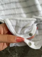 Set 3 bodysuit cho bé mix brand Petit Bateau & Kiabi (6 đến 9 tháng) - Ảnh 7