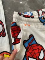 Set bộ đồ lửng Marvel cho bé trai màu trắng H&M - Ảnh 2