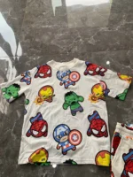 Set bộ đồ lửng Marvel cho bé trai màu trắng H&M - Ảnh 4