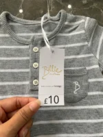 Set áo quần đùi xám cho bé trai Billie by Billie Faiers George (6 đến 9 tháng) - Ảnh 7