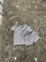 Set áo quần đùi xám cho bé trai Billie by Billie Faiers George (6 đến 9 tháng) - Ảnh 3