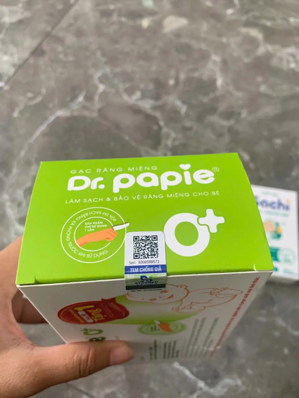 z7090701295718_c9b4b56d40405893485aea67fab277bc Set gạc răng miệng Dr Papie & tinh dầu tràm khuynh diệp Sachi - Ảnh 3