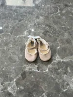Giày vải tập đi cho bé phối lông màu hồng Gap baby (12 đến 18 tháng) - Ảnh 6