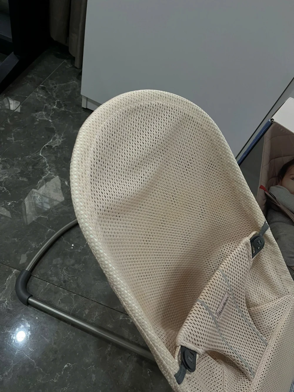 Ghế rung Baby Bjorn màu hồng nhạt (còn box) - Ảnh 16