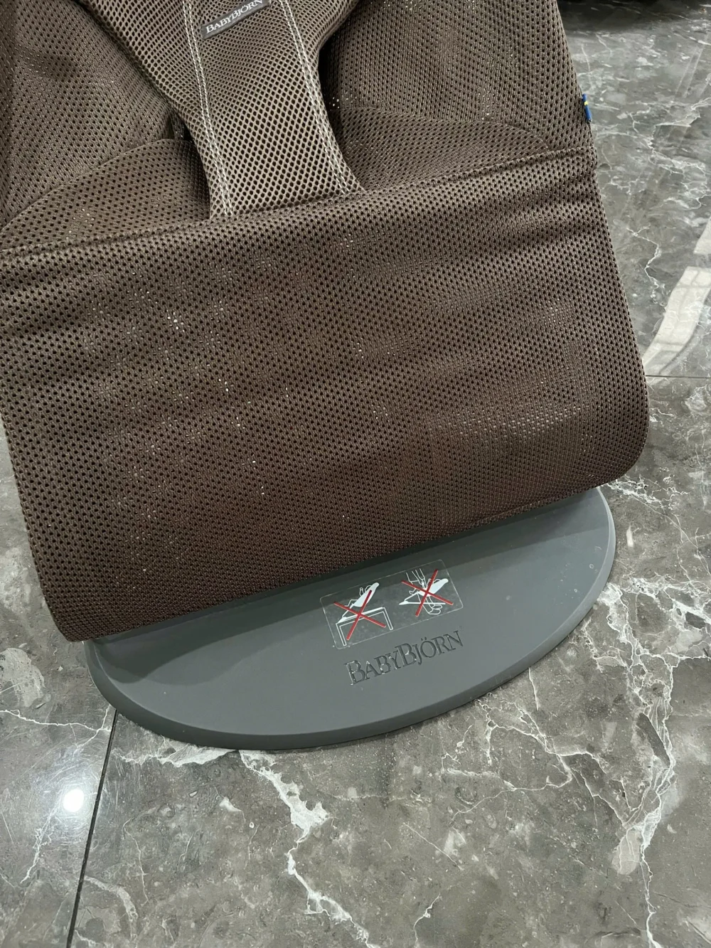 Ghế rung Baby Bjorn màu brown (no box) - Ảnh 4