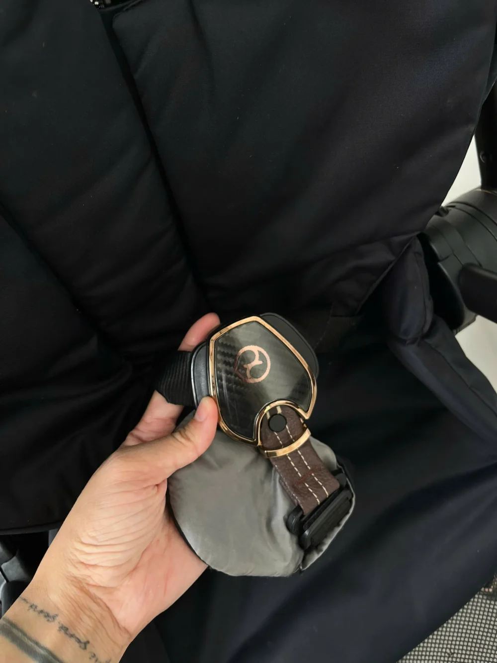 Xe đẩy Cybex mios 2 (màu đen khung rose gold) - Ảnh 4