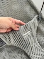 Ghế rung Baby Bjorn vải air mesh màu xám nhạt kèm thanh đồ chơi (no box) 0- 18 tháng tối đa 13kg - Ảnh 16
