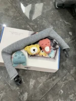 Ghế rung Baby Bjorn vải air mesh màu xám nhạt kèm thanh đồ chơi (no box) 0- 18 tháng tối đa 13kg - Ảnh 4