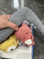 Ghế rung Baby Bjorn vải air mesh màu xám nhạt kèm thanh đồ chơi (no box) 0- 18 tháng tối đa 13kg - Ảnh 6