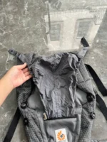 Địu Ergo baby Omni Breeze màu xám đậm (còn box) 0-4 tuổi tối đa 22kg - Ảnh 8