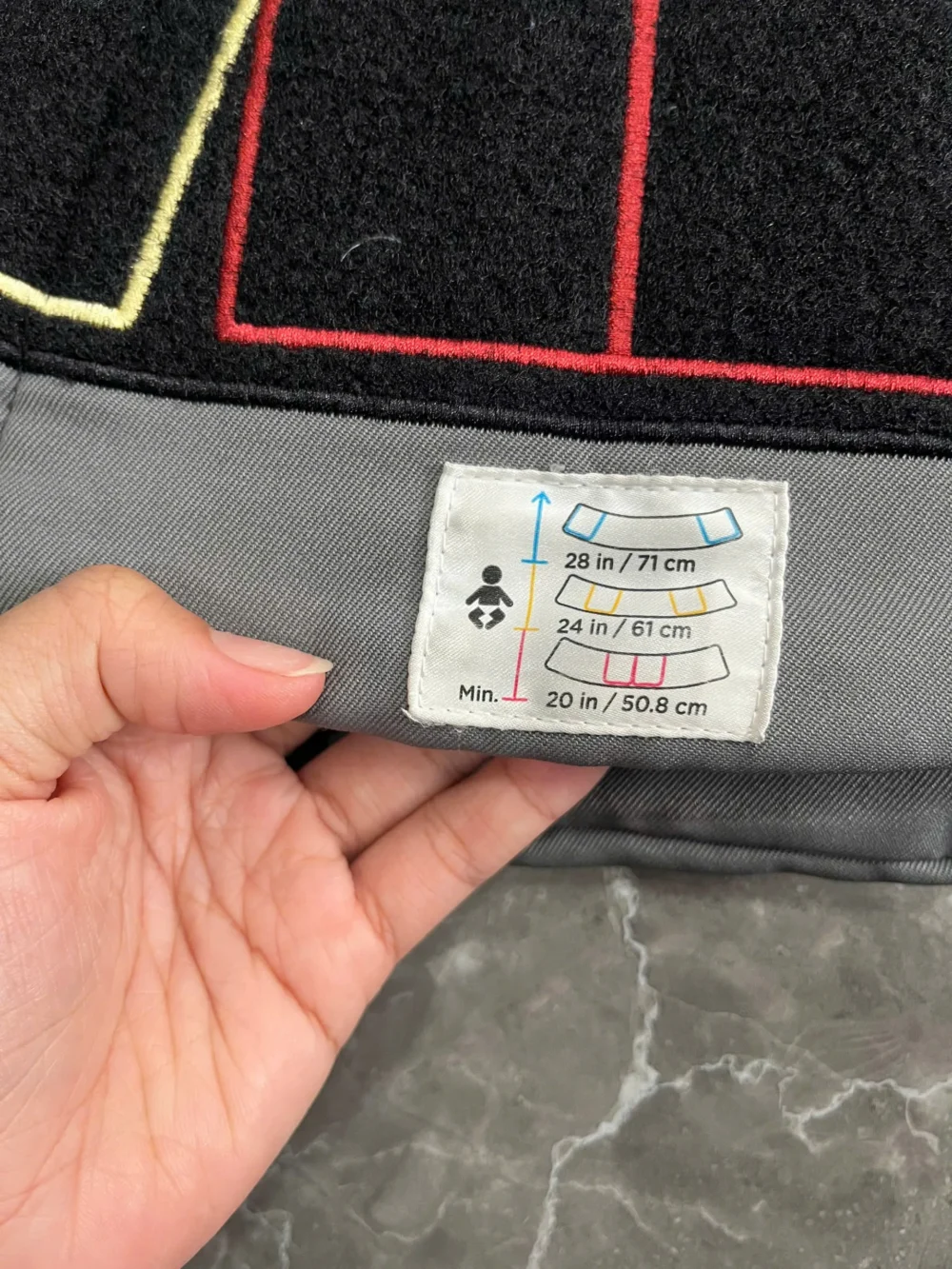 Địu Ergo baby Omni Breeze màu xám đậm (còn box) 0-4 tuổi tối đa 22kg - Ảnh 11