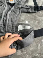 Địu Ergo baby Omni Breeze màu xám đậm (còn box) 0-4 tuổi tối đa 22kg - Ảnh 12