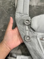 Địu Ergo baby Omni Breeze màu xám nhạt (no box) 0-4 tuổi tối đa 22kg - Ảnh 6