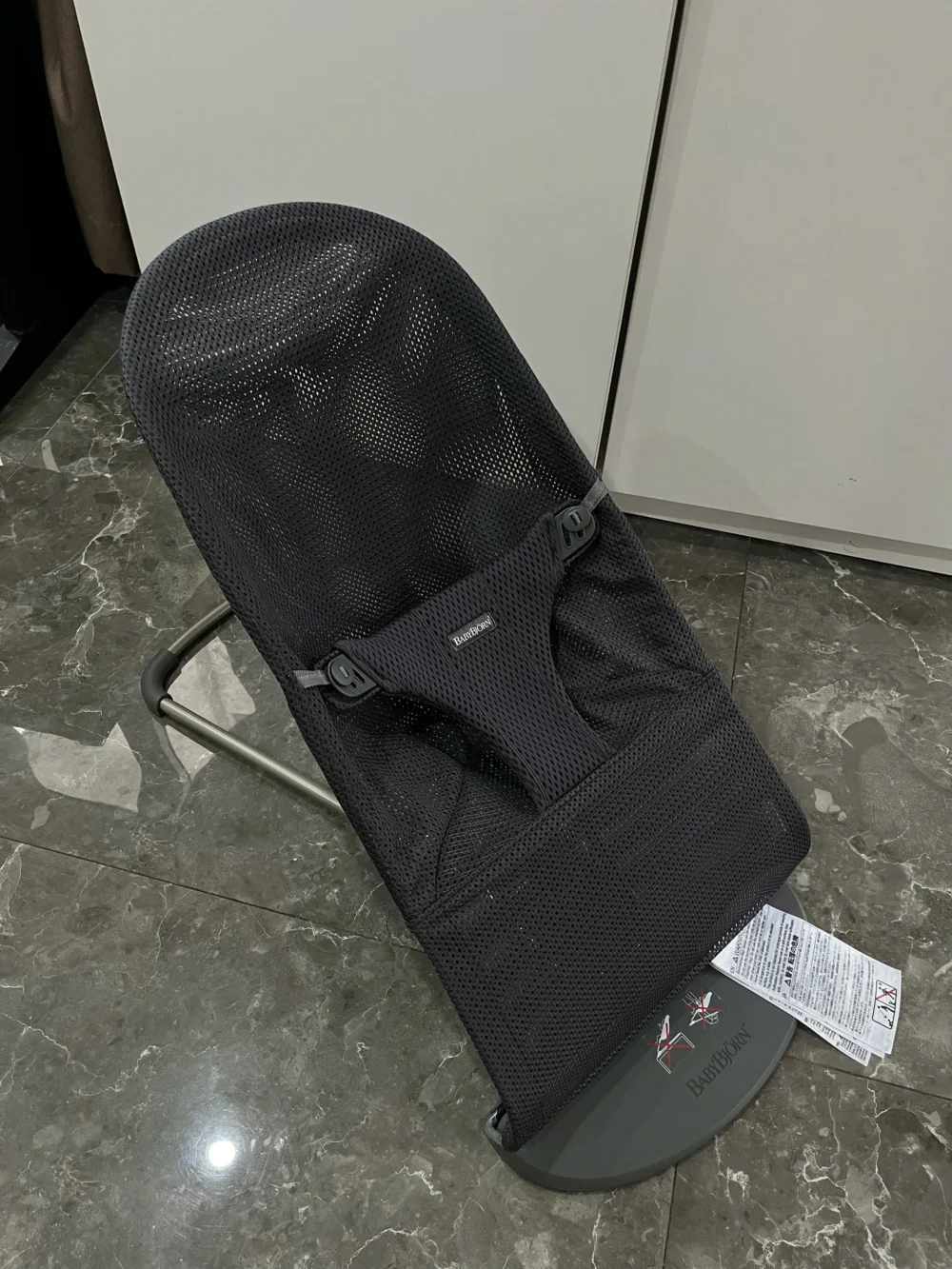 Ghế rung Baby Bjorn đen xám (no box) 0-18 tháng tối đa 13kg - Ảnh 10