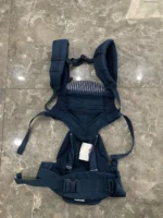 Địu Ergo baby Omni 360 cool air mesh màu xanh navy phối yếm sọc 0-4 tuổi tối đa 22kg - Ảnh 12