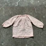 Set bộ đồ hồng nhạt vintage vải muslin cao cấp Albetta (12 đến 18 tháng) - Ảnh 4