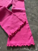 Quần dài thun gân ống loe màu hồng Gap baby (4 tuổi) - Ảnh 3