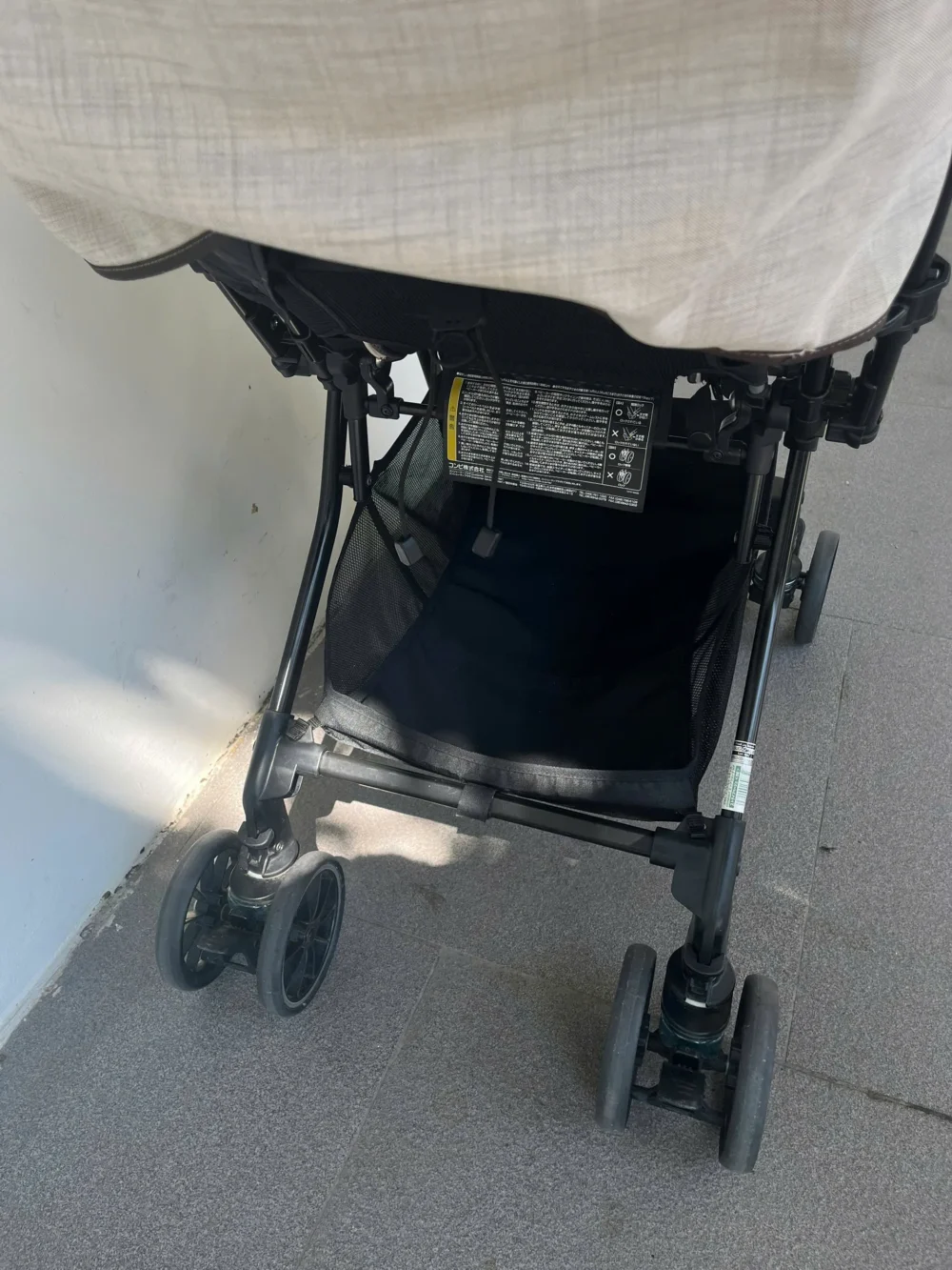Xe đẩy Combi Sugocal Compact (màu be) 0-3 tuổi tối đa 15kg - Ảnh 19