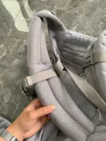 Địu Ergo baby Omni 360 cool air mesh màu xám nhạt (còn box) 0-4 tuổi tối đa 22kg - Ảnh 9