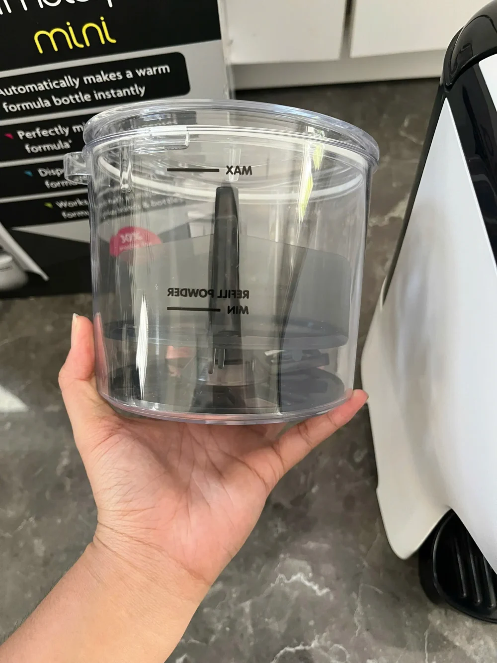 Máy pha sữa Baby Brezza Pro Mini (còn box) - Ảnh 3