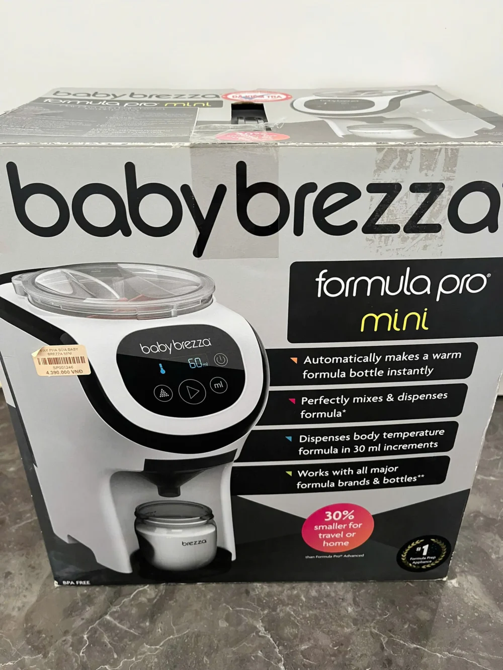 Máy pha sữa Baby Brezza Pro Mini (còn box) - Ảnh 7