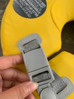 Phao bơi đeo cổ cho bé chống lật an toàn chuyên dùng cho spa thuỷ liệu màu vàng MamboBaby (hình chú ong vàng) - Ảnh 4