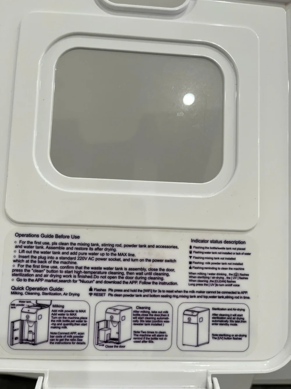 Máy pha sữa Niucun pro (pha được sữa 70 độ) - Ảnh 24