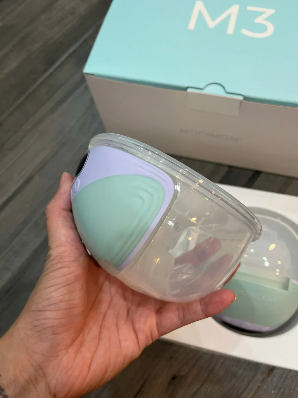 Máy hút sữa không dây Mooimom M3 (máy đôi fullbox) - Ảnh 11