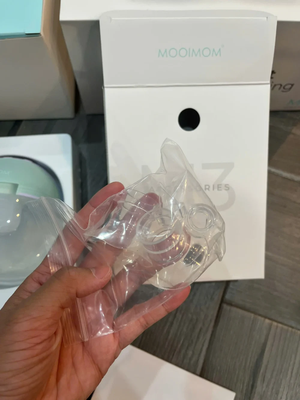 Máy hút sữa không dây Mooimom M3 (máy đôi fullbox) - Ảnh 16