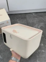 Máy hâm ấm giấy ướt Moaz Bébé MB 059 (tặng kèm máy phun sương tạo ẩm cầm tay Fujihome HM01 mới 100%) - Ảnh 7