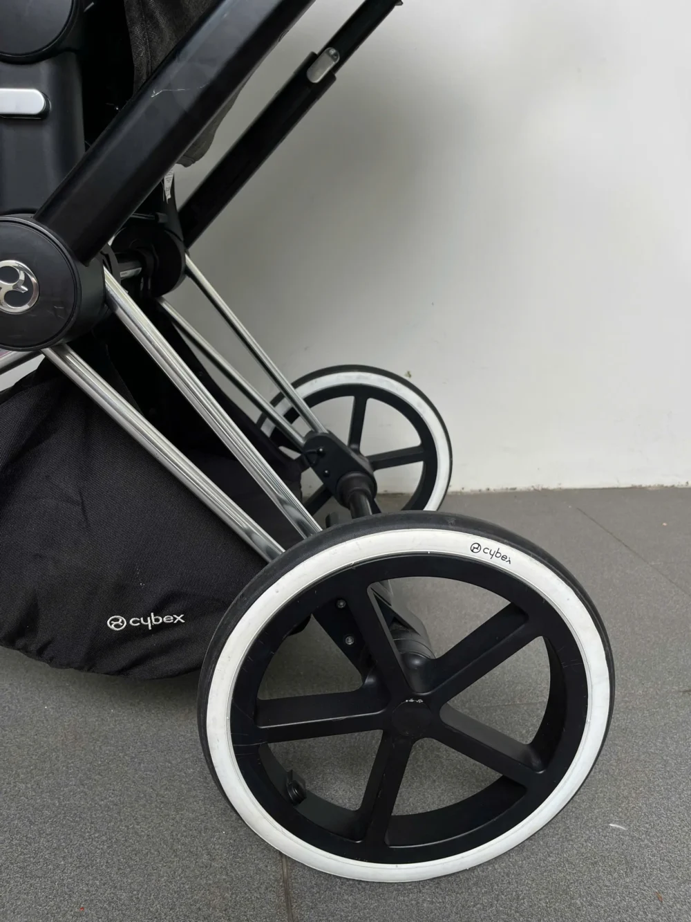 Xe đẩy Cybex priam (màu xám khung silver) - Ảnh 7
