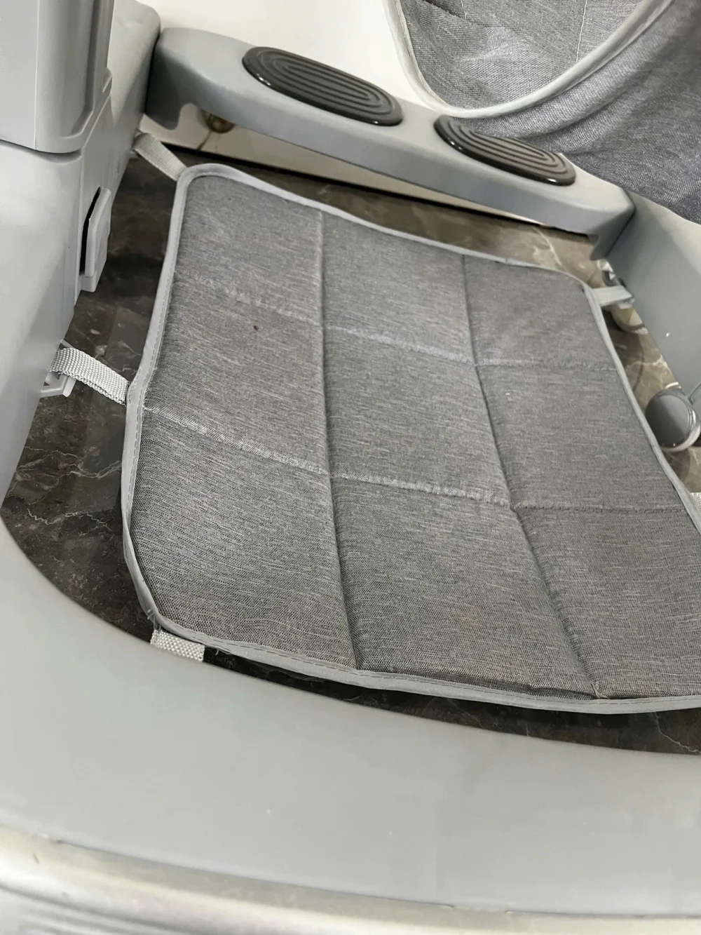 Xe tập đi cho bé tích hợp đèn nhạc màu xám (có thể tháo lắp gấp gọn) - Ảnh 8