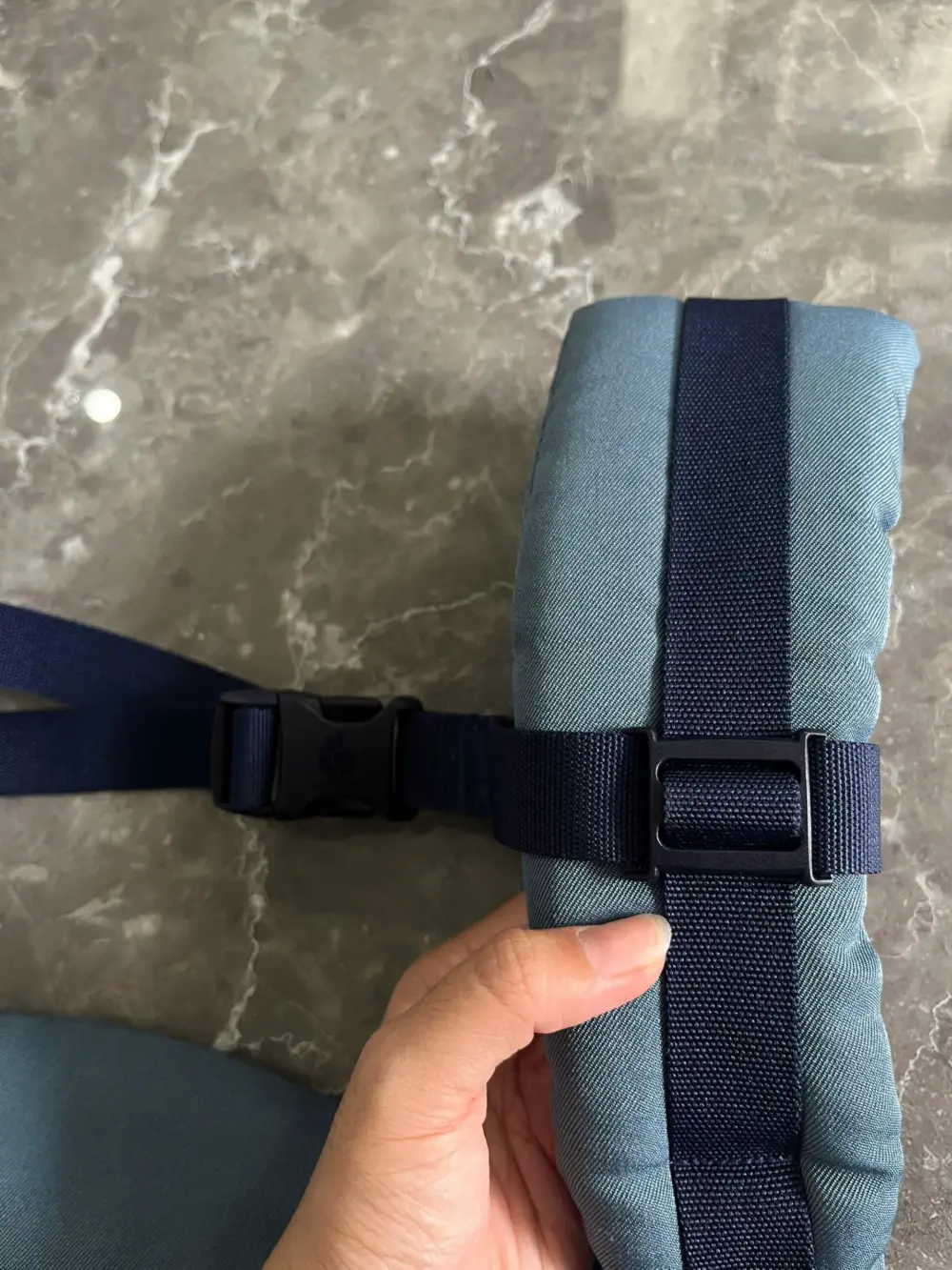 Địu Ergo baby Omni 360 cool air mesh màu xanh navy nhạt (no box) - Ảnh 9