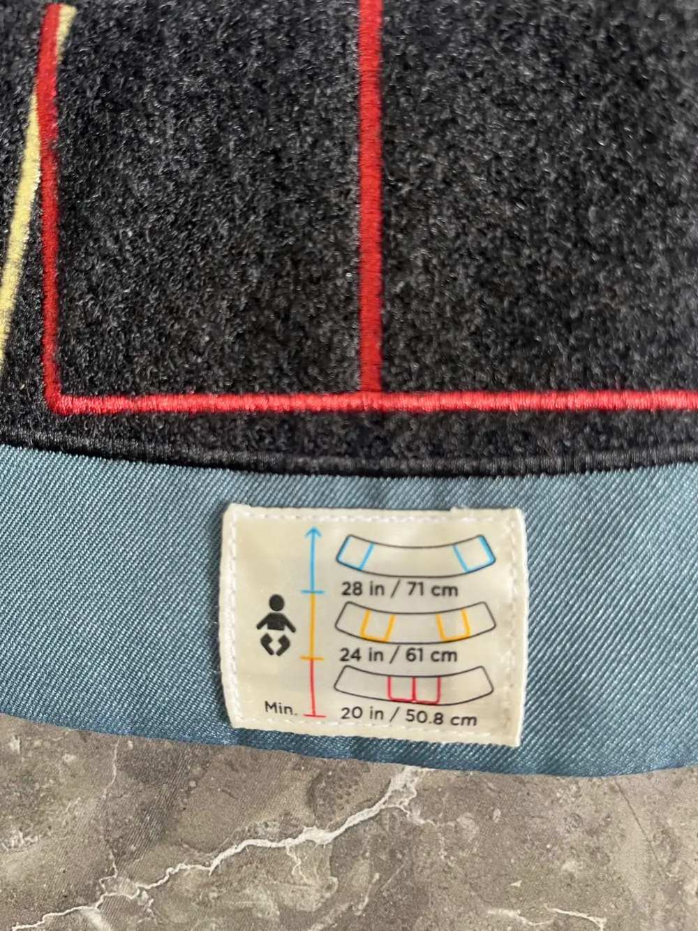 Địu Ergo baby Omni 360 cool air mesh màu xanh navy nhạt (no box) - Ảnh 11