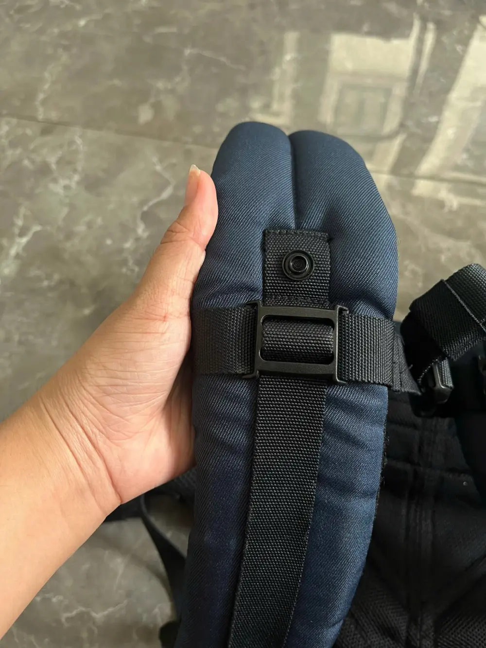 Địu Ergo baby Omni 360 cool air mesh màu xanh navy đậm (no box) - Ảnh 12