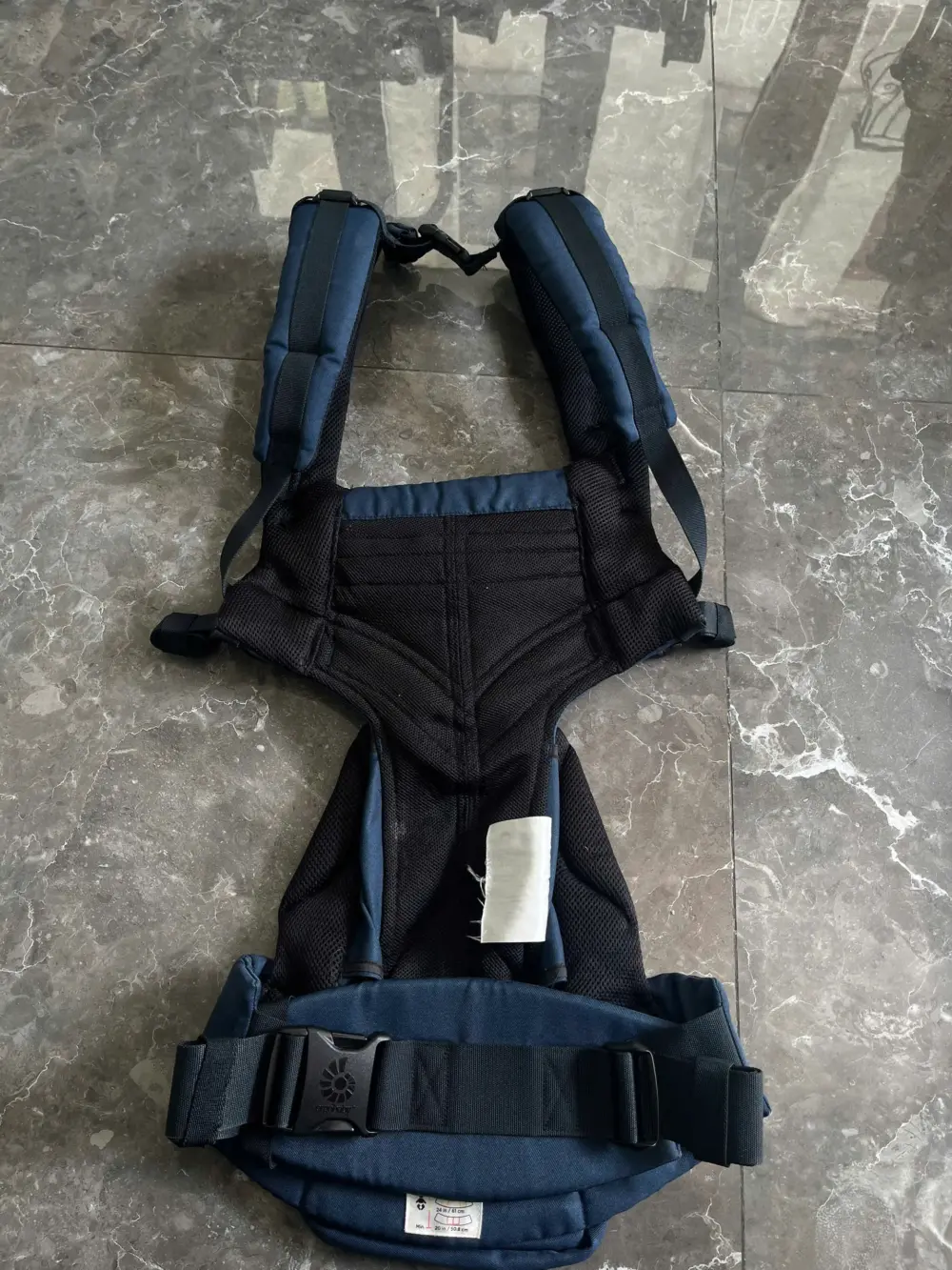 Địu Ergo baby Omni 360 cool air mesh màu xanh navy đậm (no box) - Ảnh 14